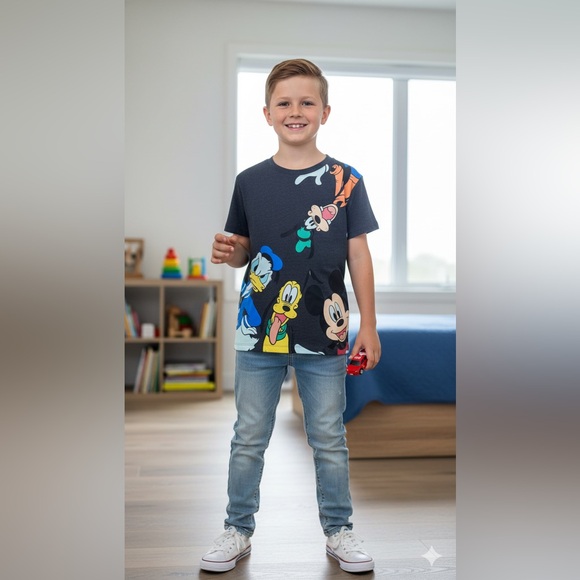 Disney Mickey&Friends Pop Art Graphic Tee 
Mickey Goofy Donald Pluto Shirt Boy 8 - Picture 13 of 13